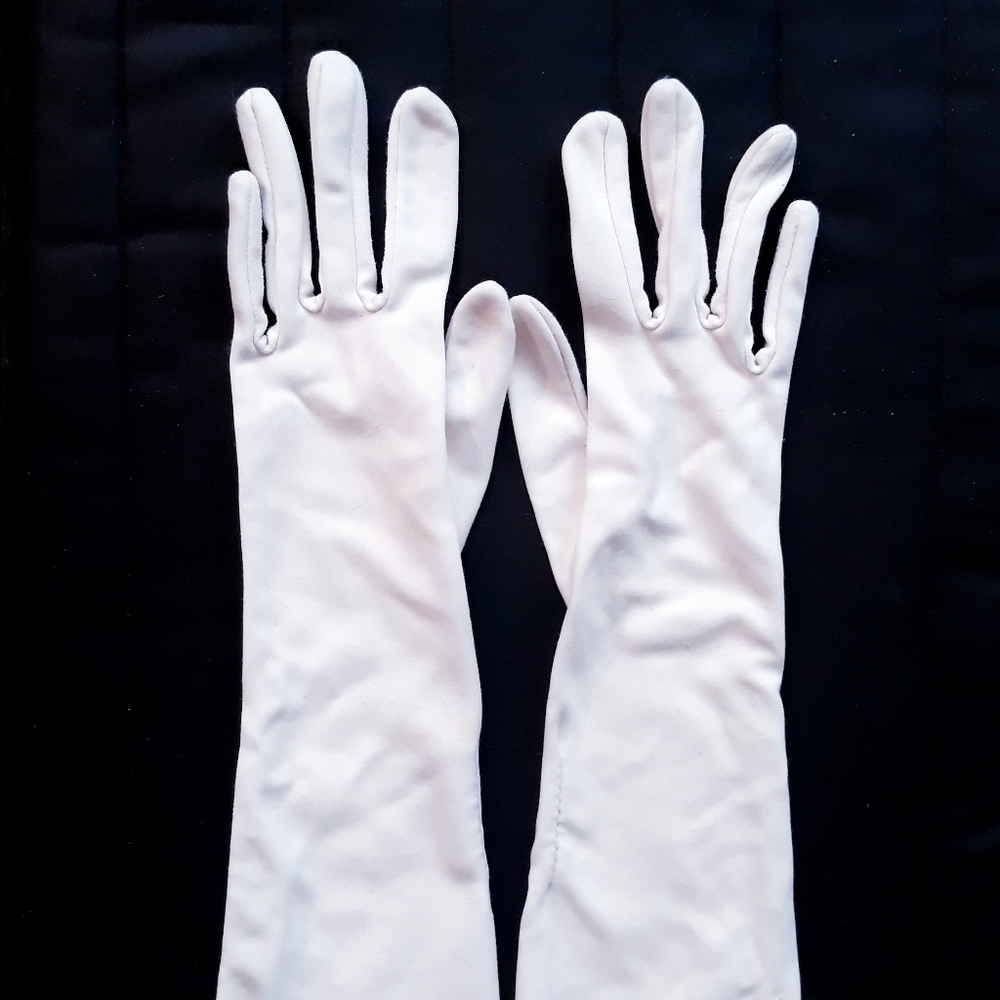 Vintage Osborn Lady Gay Nylon Easter Gloves Size 6 1/2